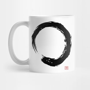 Calligraphy Enso Circle Zen Buddhism Mug